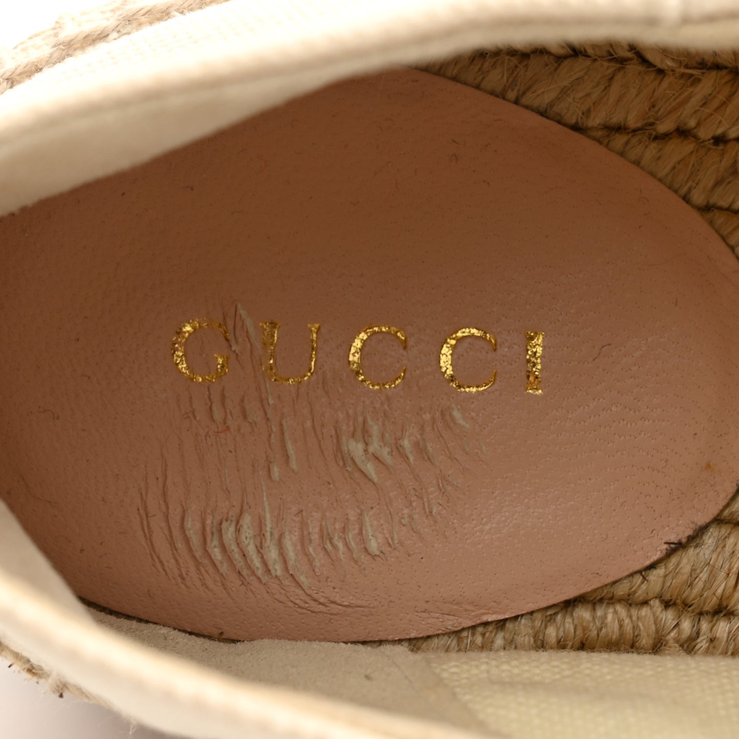 Canvas Logo Lace-Up Platform Espadrilles 39 Greggio Grege