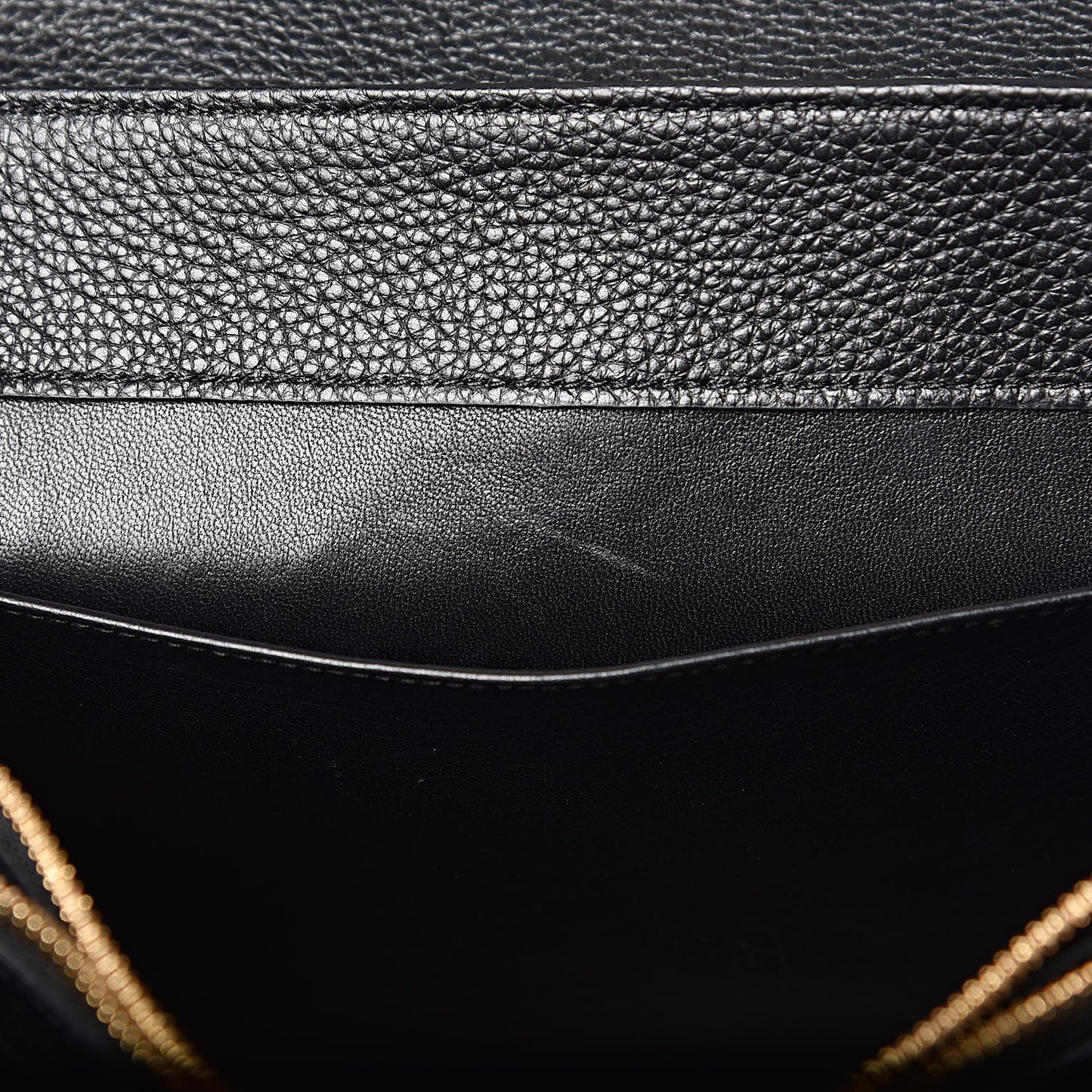 Grained Calfskin Classique 16 Top Handle Bag Black