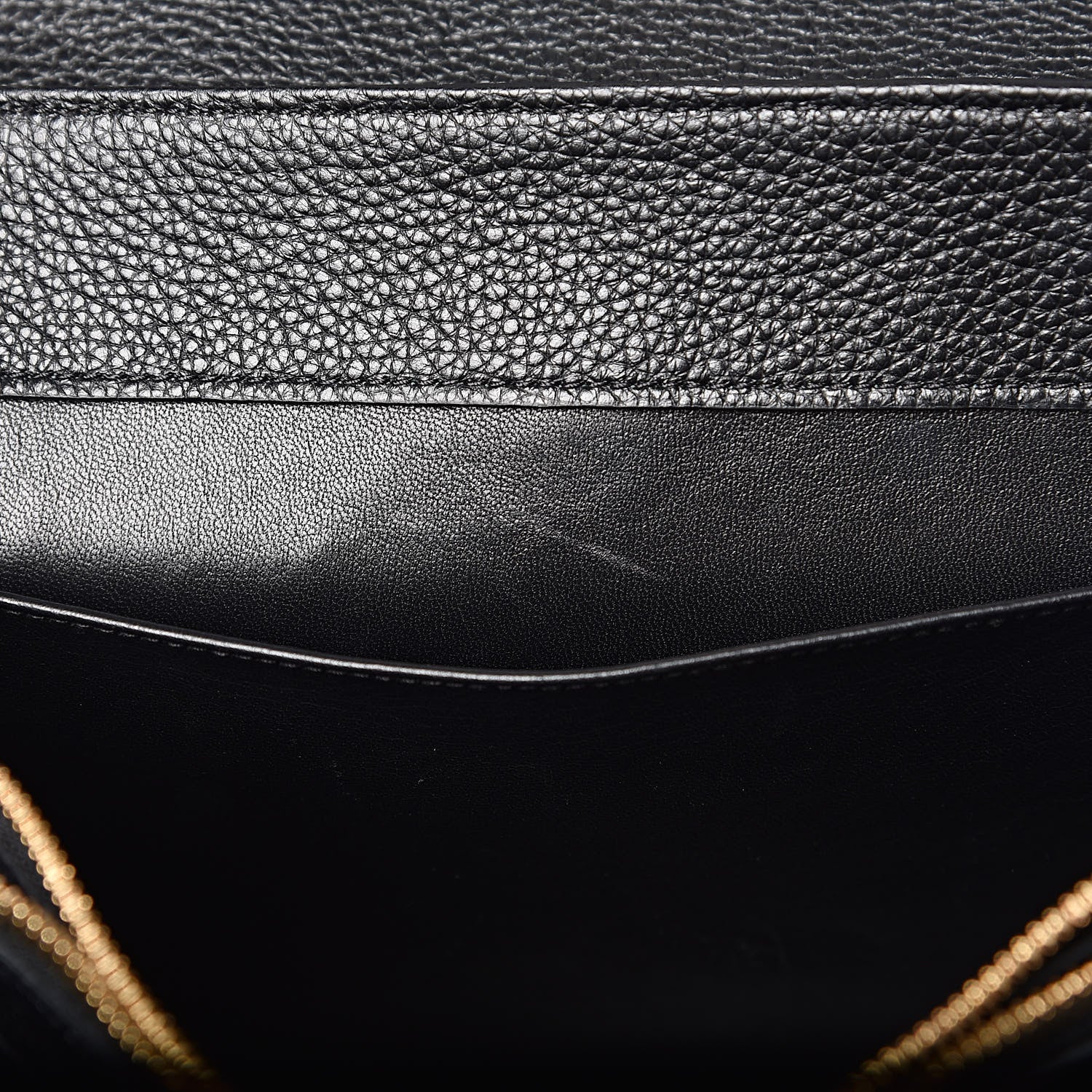 Celine Grained Calfskin Classique 16 Top Handle Bag Black 10 of 11