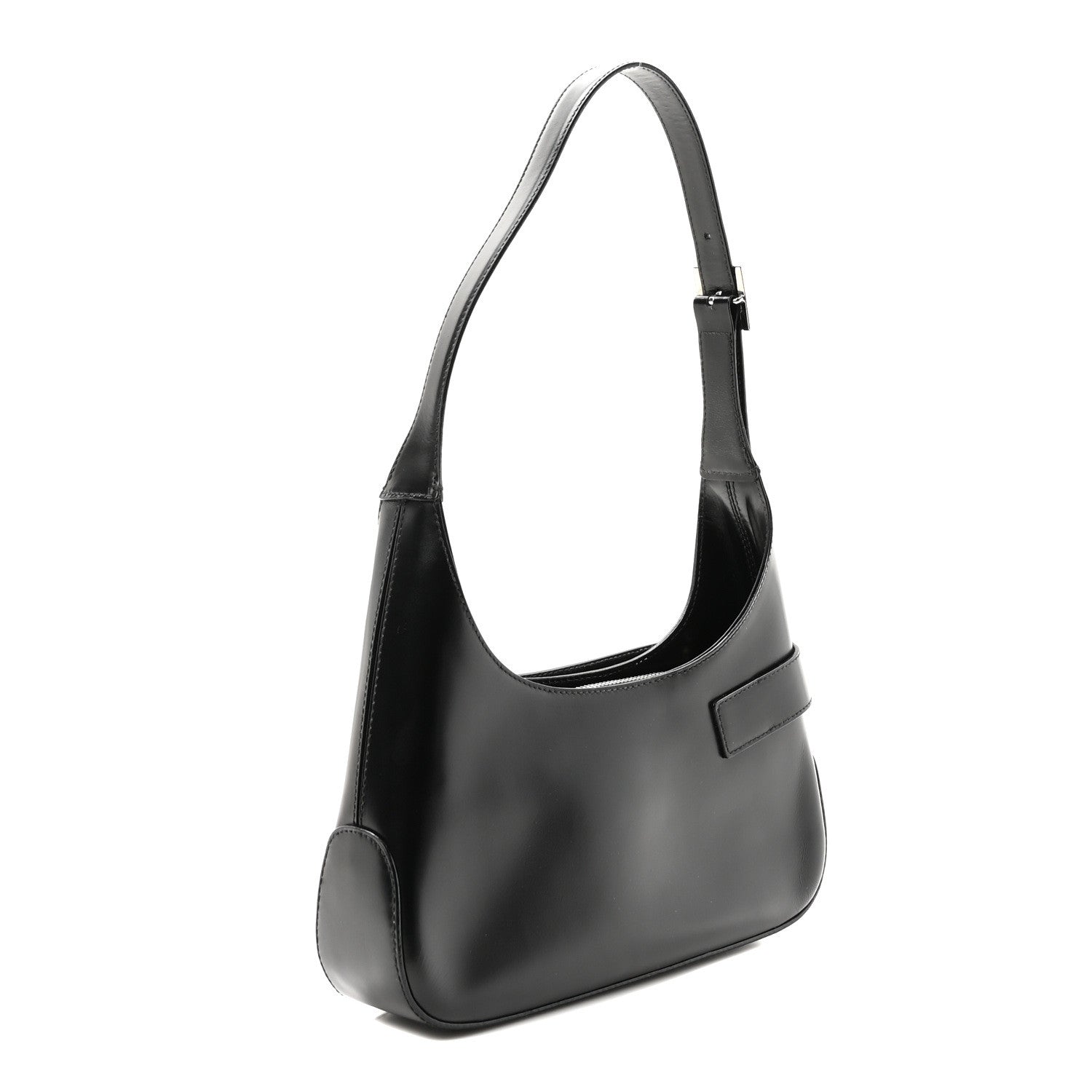 Salvatore Ferragamo Soft Calfskin Gancini Hobo Black 3 of 9