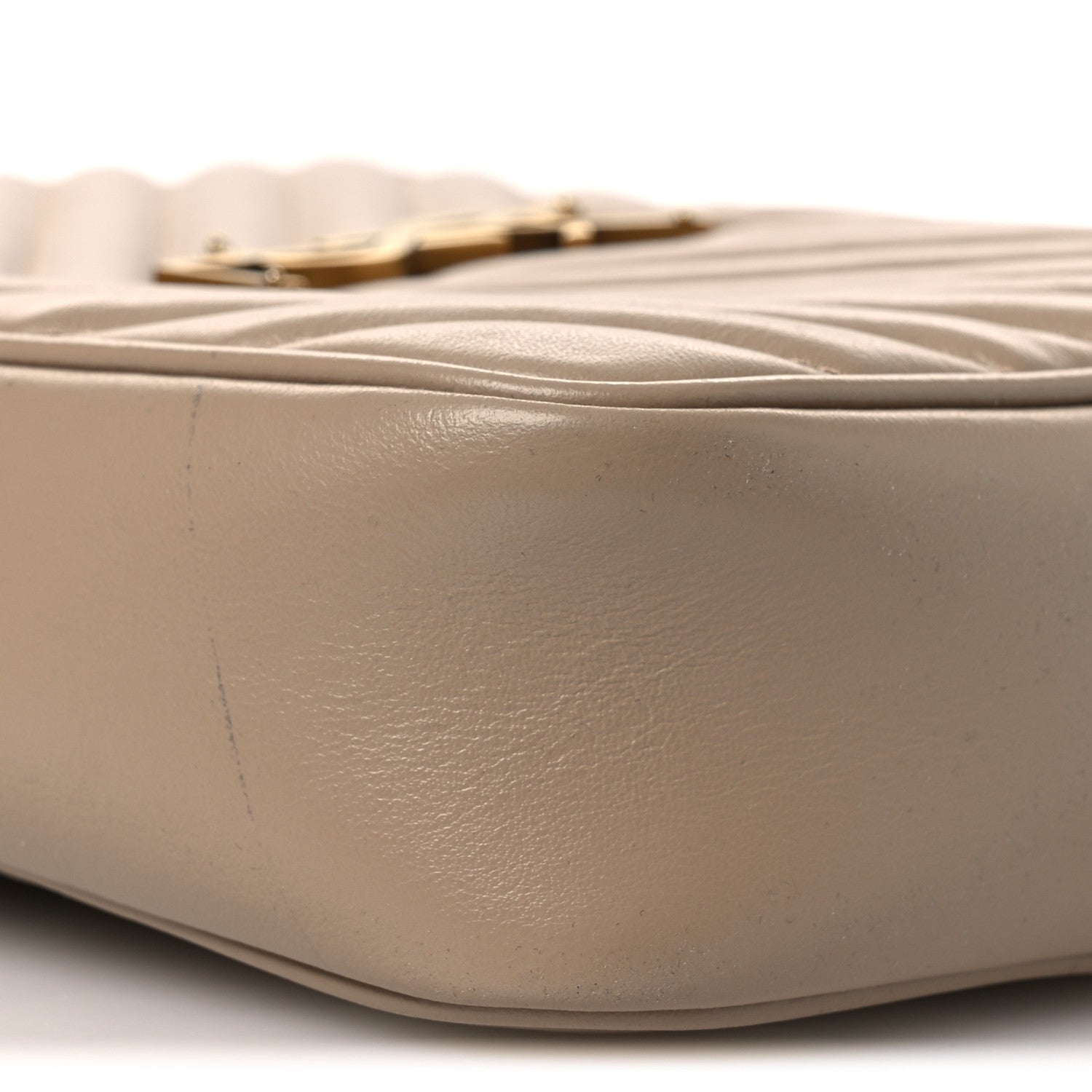 Saint Laurent Calfskin Matelasse Monogram Lou Camera Bag Dark Latte 10 of 12