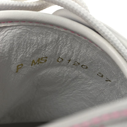 Louis Vuitton Monogram Denim Punchy Low Top Sneakers 37 Blue White 9 of 11