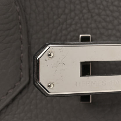 Hermes Togo BIRKIN 30 Etain 11 of 12