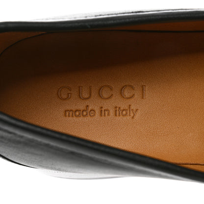 Gucci Agnello Plonge Granada Kid Mens Zumi Loafers 8 Black 7 of 9