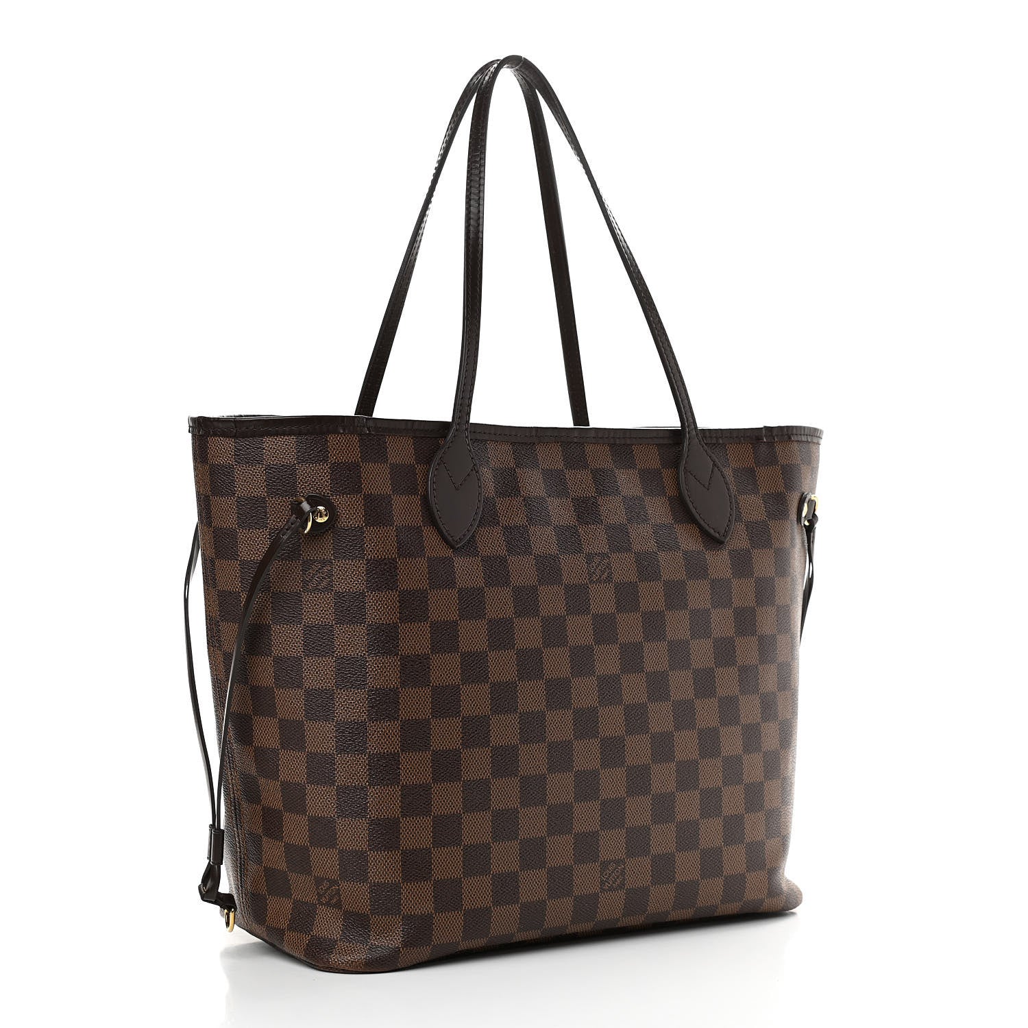 Louis Vuitton Damier Ebene Neo Neverfull MM Rose Ballerine 4 of 15