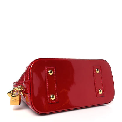 Louis Vuitton Vernis Alma BB Pomme D'Amour 4 of 9