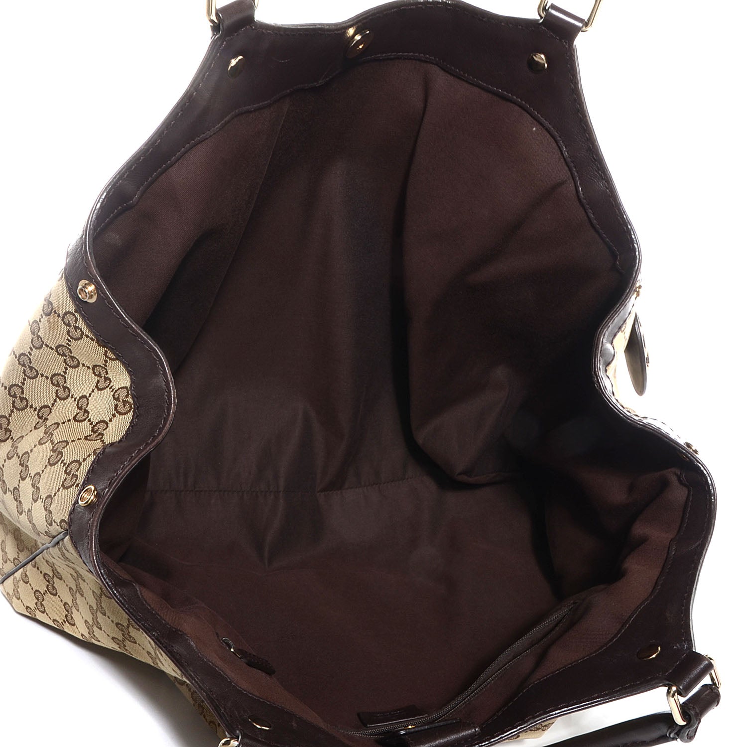 Gucci Monogram Large Sukey Tote Brown 5 of 7