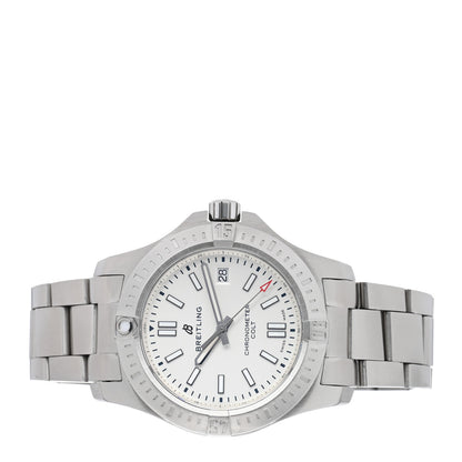 Breitling Stainless Steel 41mm Chronomat Colt Automatic Watch Silver A17313101G1A1 2 of 5