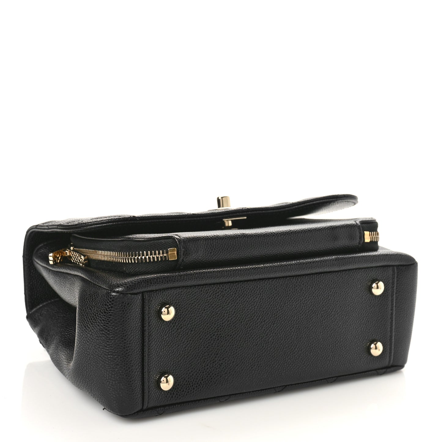 Caviar Quilted Medium Business Affinity Flap Black