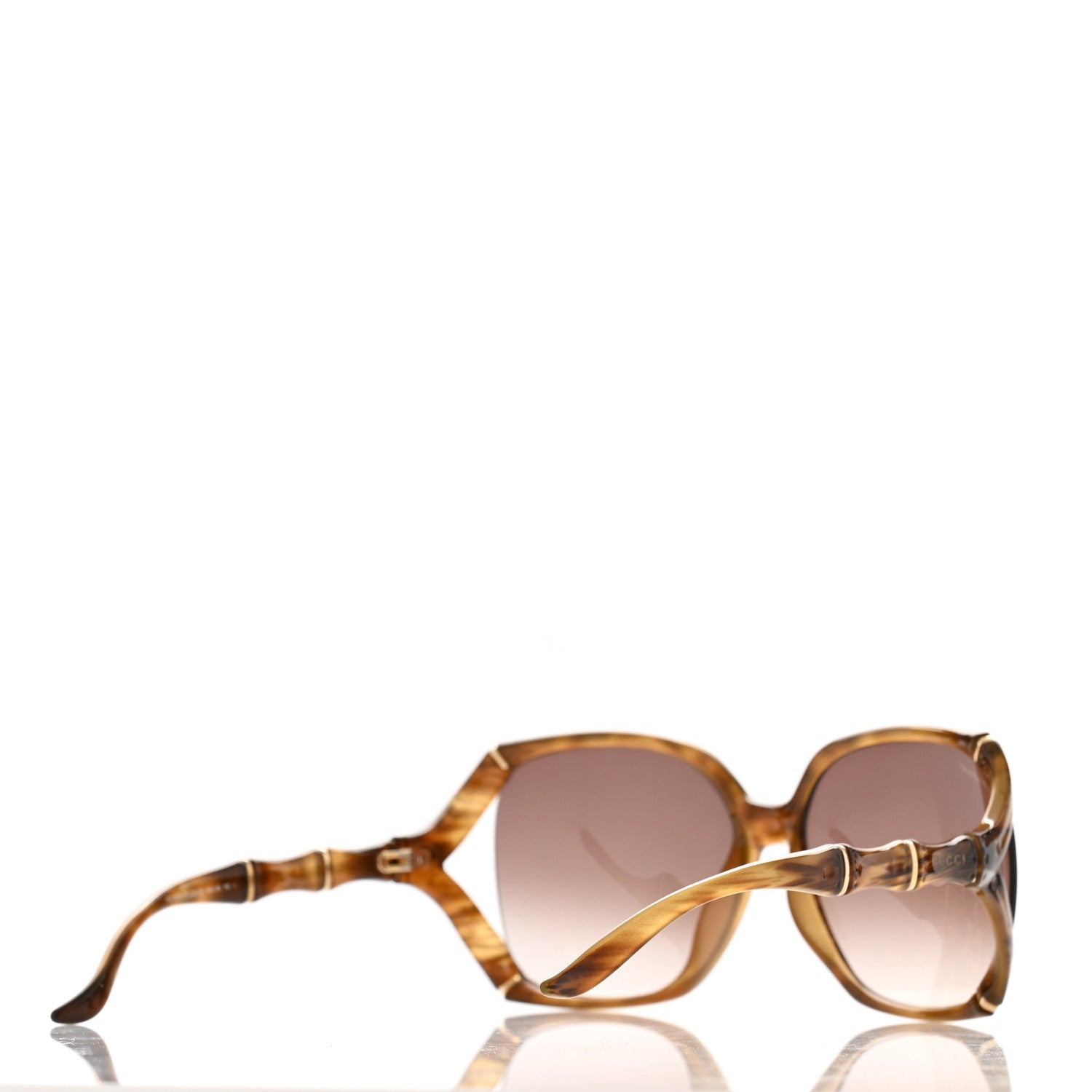 Gucci Bamboo Effect Sunglasses GG3508S Brown 1640952 – FASHIONPHILE