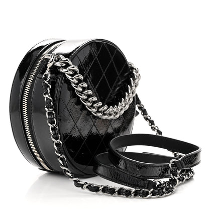 Chanel Patent Round As Earth Evening Bag Black 3 of 10