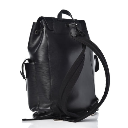 Louis Vuitton Epi Christopher Backpack PM Black 3 of 12