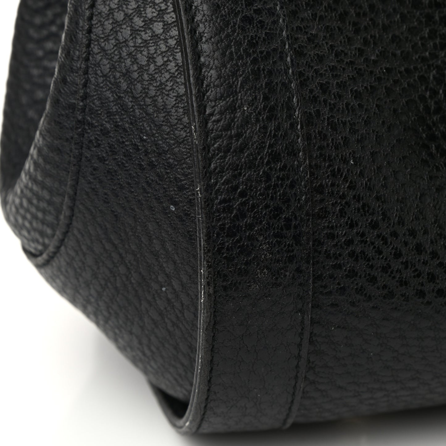 Calfskin Web Bamboo Bullet Satchel
