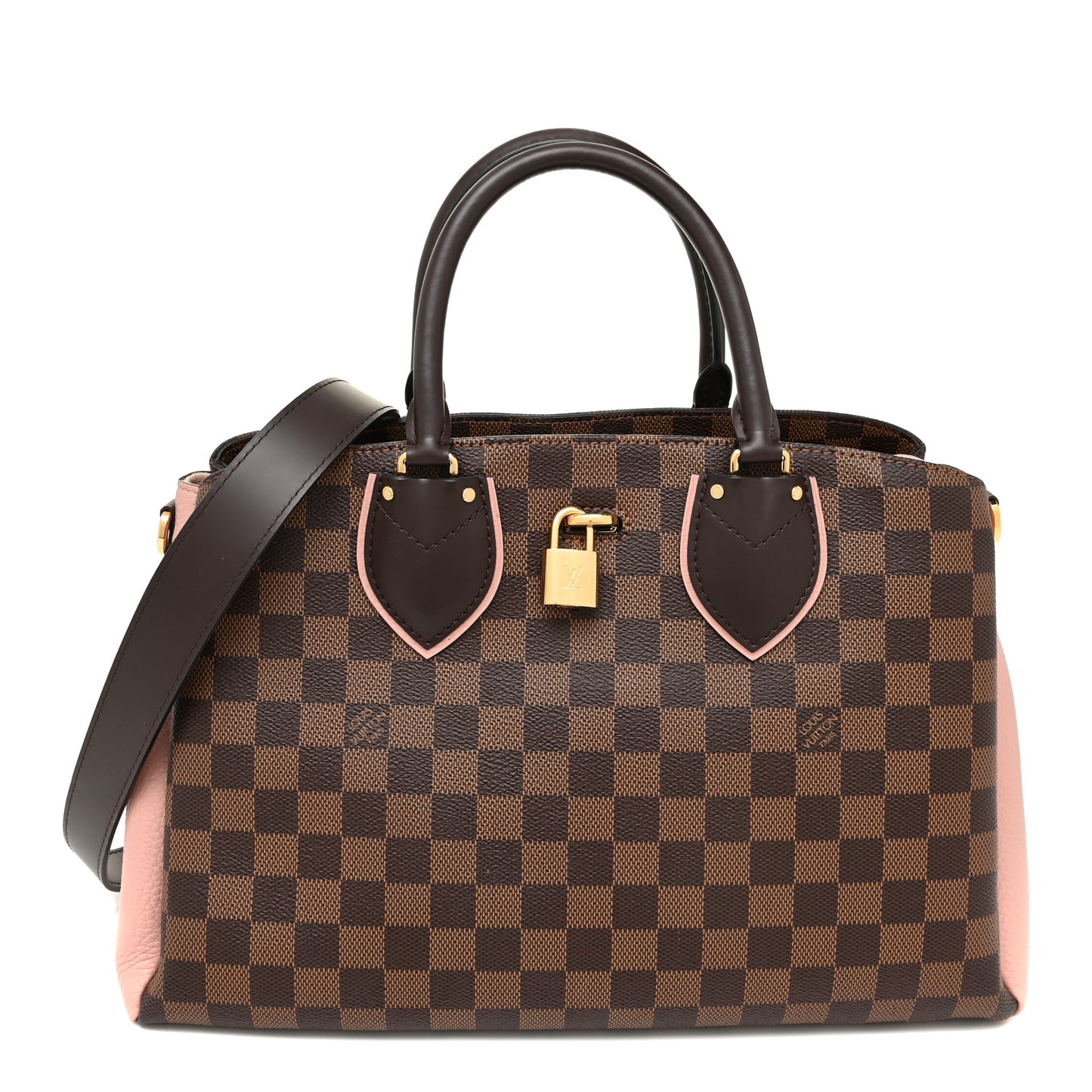 Cuir Taurillon Damier Ebene Normandy Magnolia