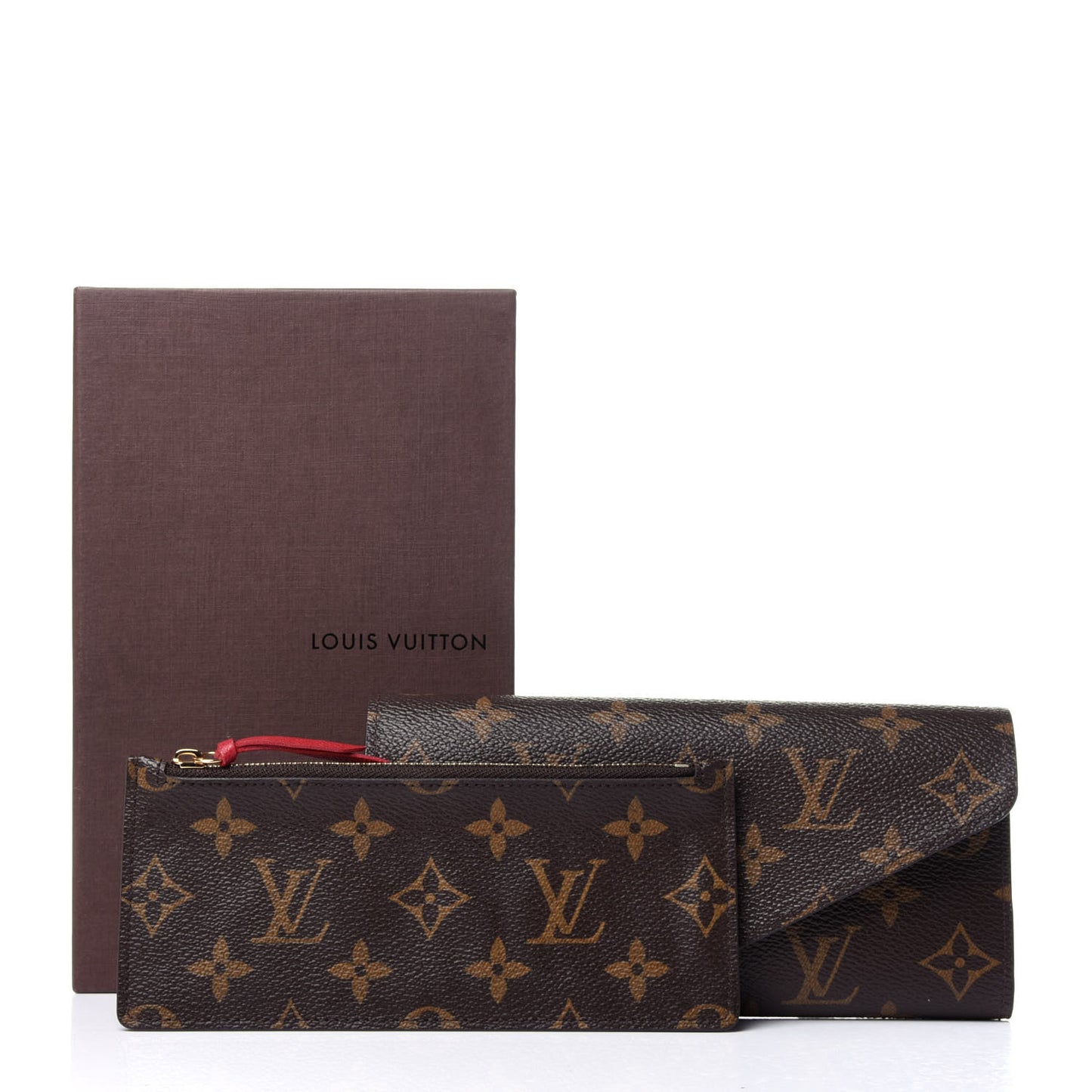 Monogram Josephine Wallet Red