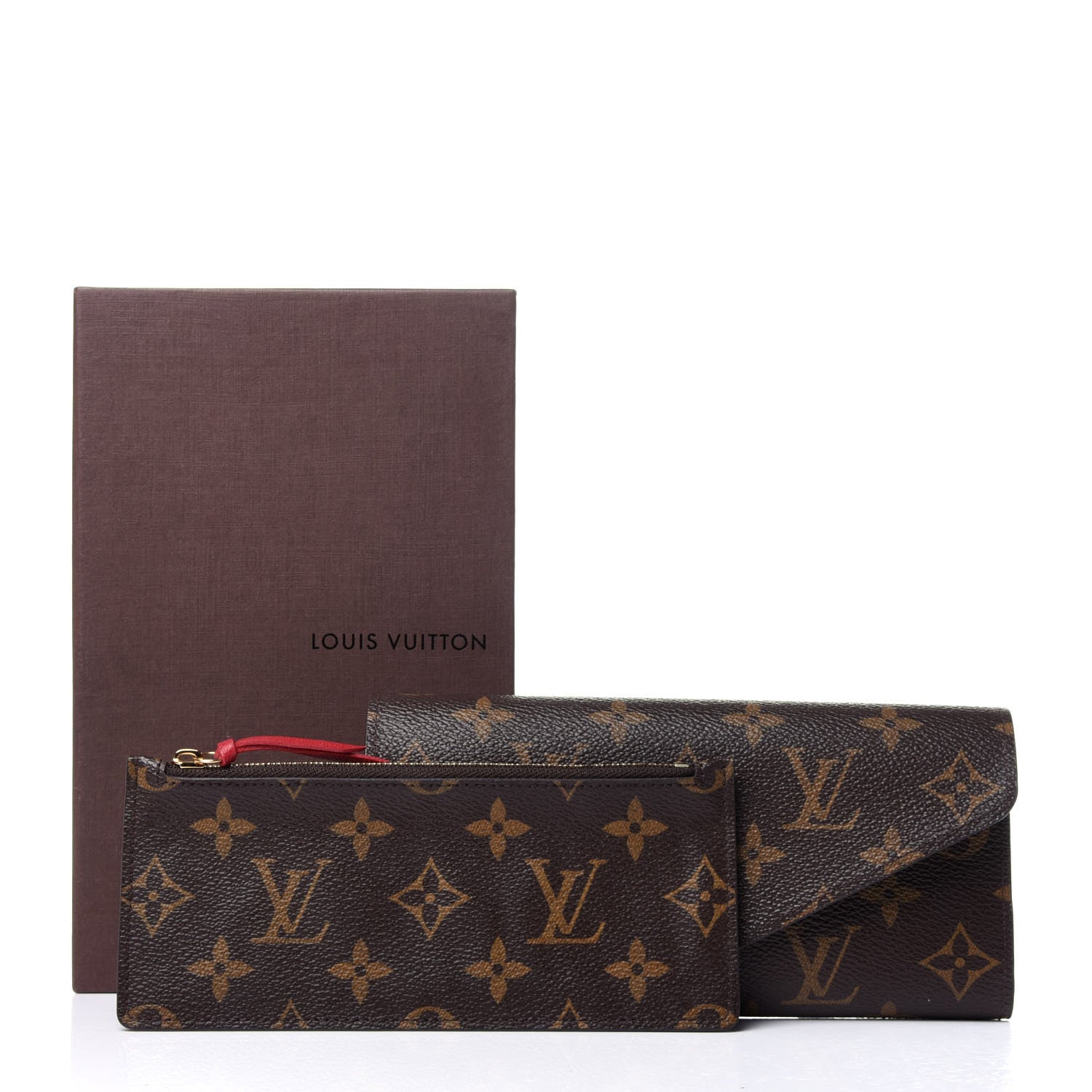 Louis Vuitton Monogram Josephine Wallet Red 15 of 15