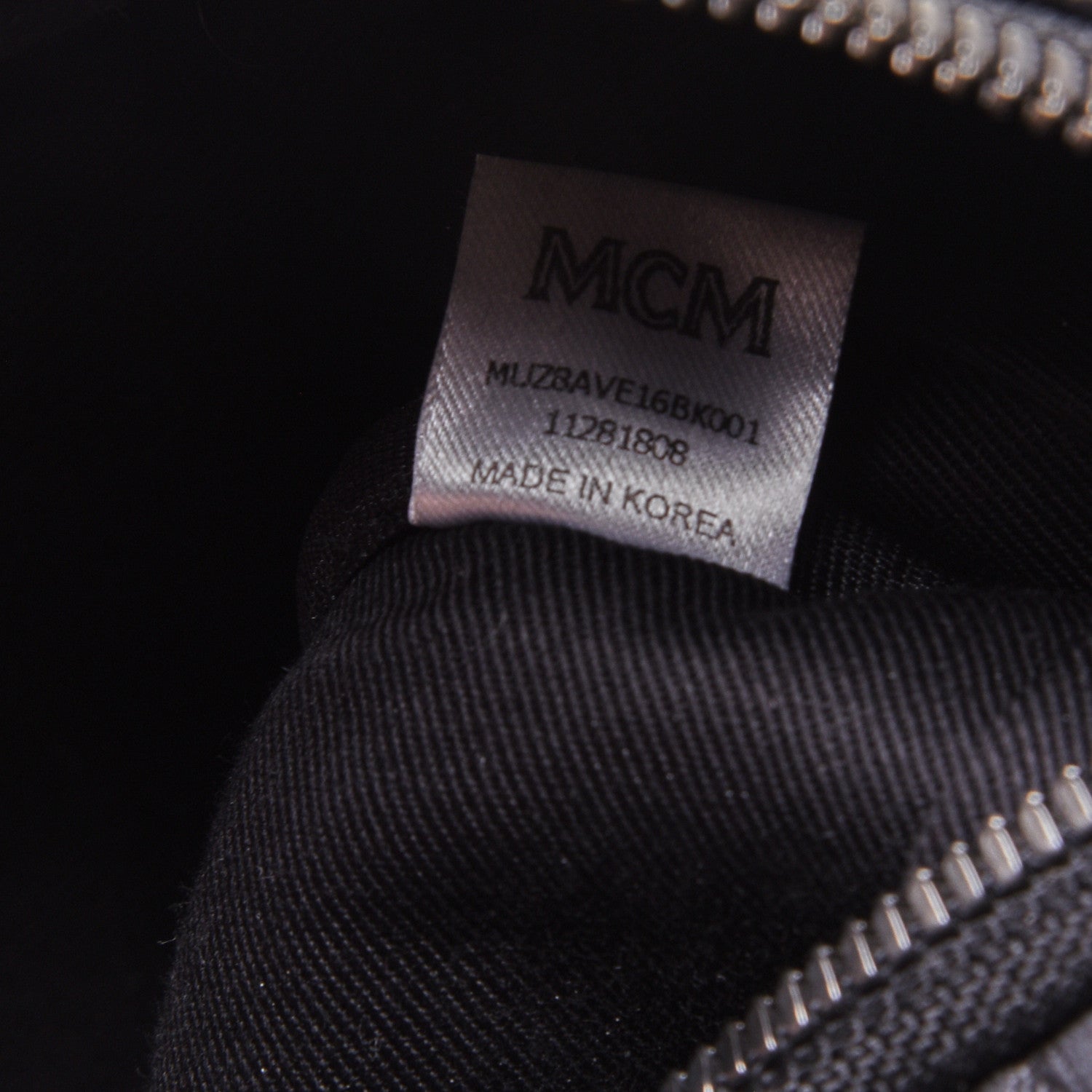 MCM Visetos Stark Belt Bag Black 9 of 15