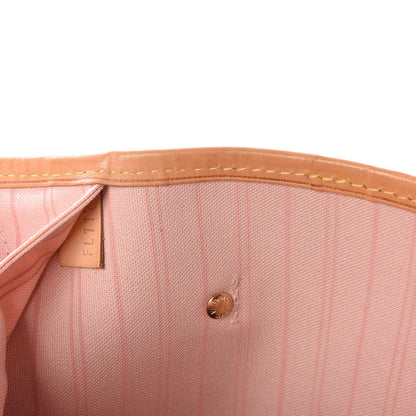 Louis Vuitton Damier Azur Neo Neverfull MM Rose Ballerine 10 of 12