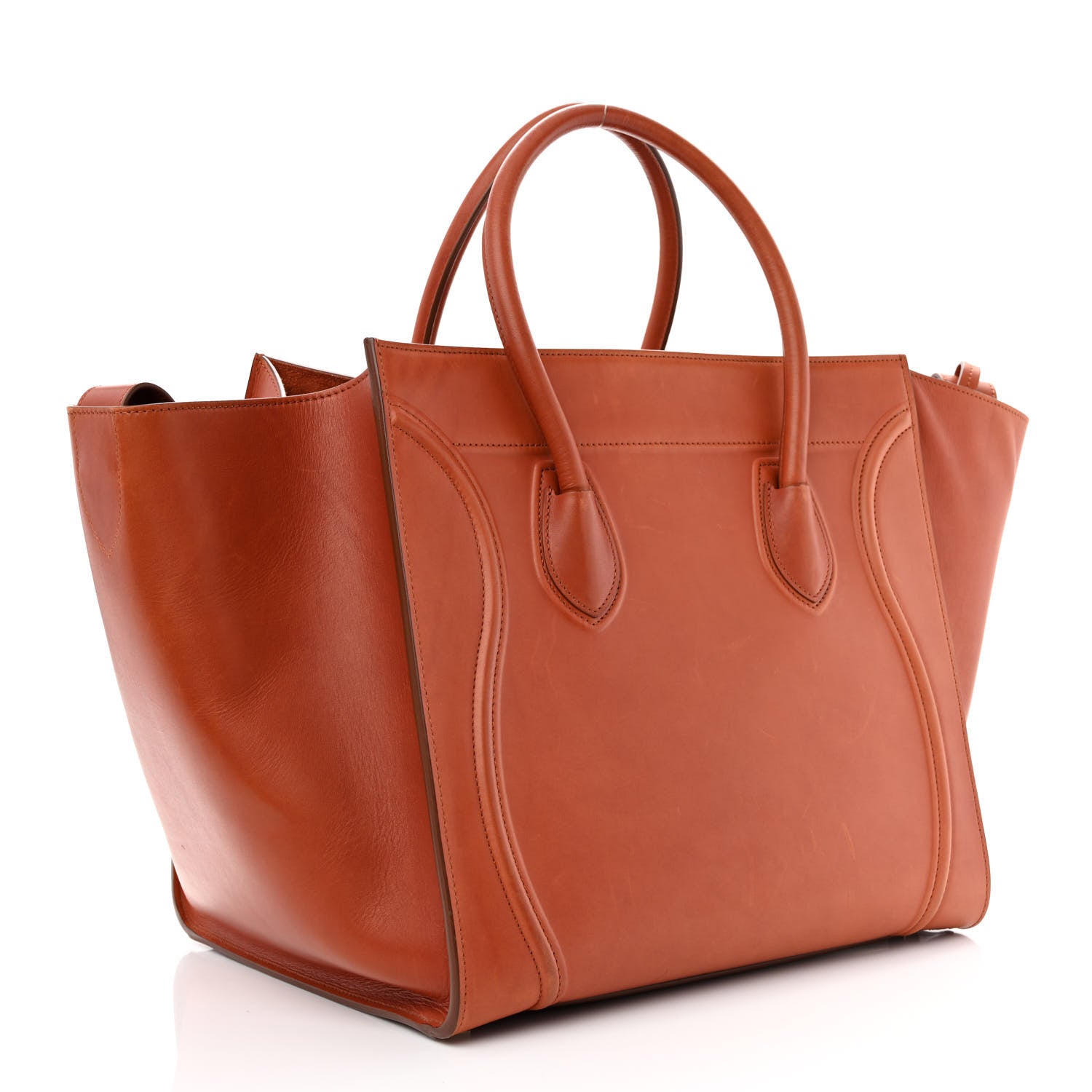 Celine Natural Calfskin Medium Phantom Luggage Brick 3 of 10