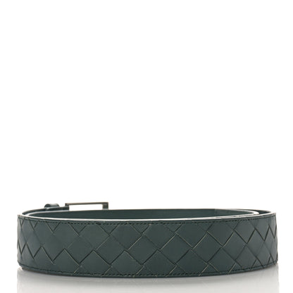 Bottega Veneta Nappa Intrecciato Belt 95 38 Slate 2 of 5