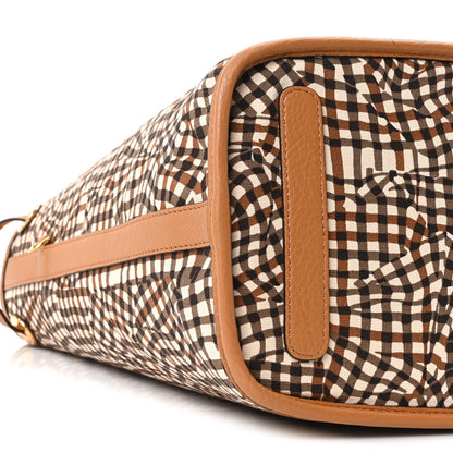 MCM Visetos Medium Liz Reversible Shopper Tote Cognac 14 of 16