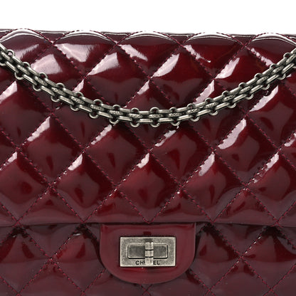 Chanel Patent Quilted 2.55 Reissue 226 Flap Burgundy 8 of 11