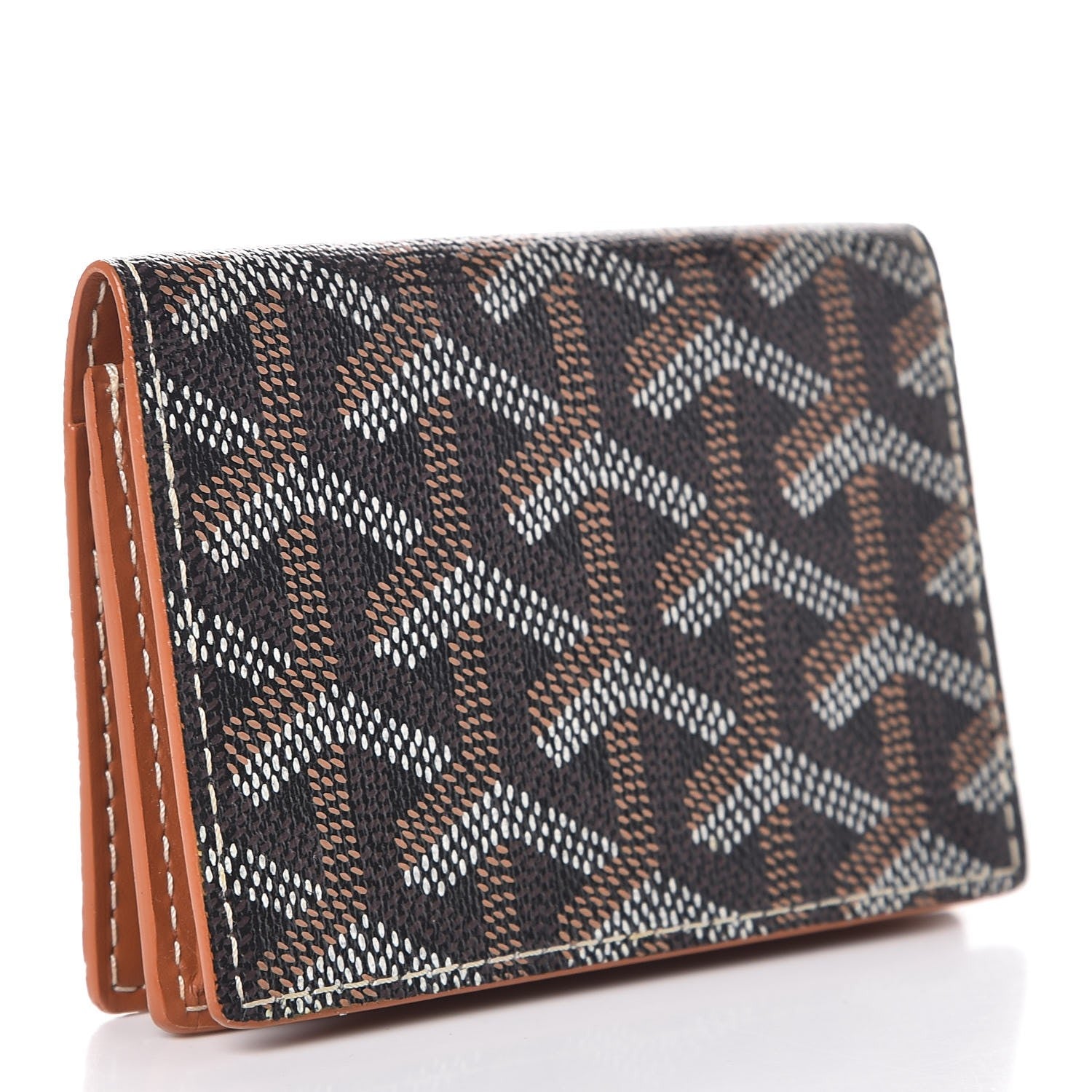 Goyard Goyardine Business Card Holder Black Gold 3 of 7