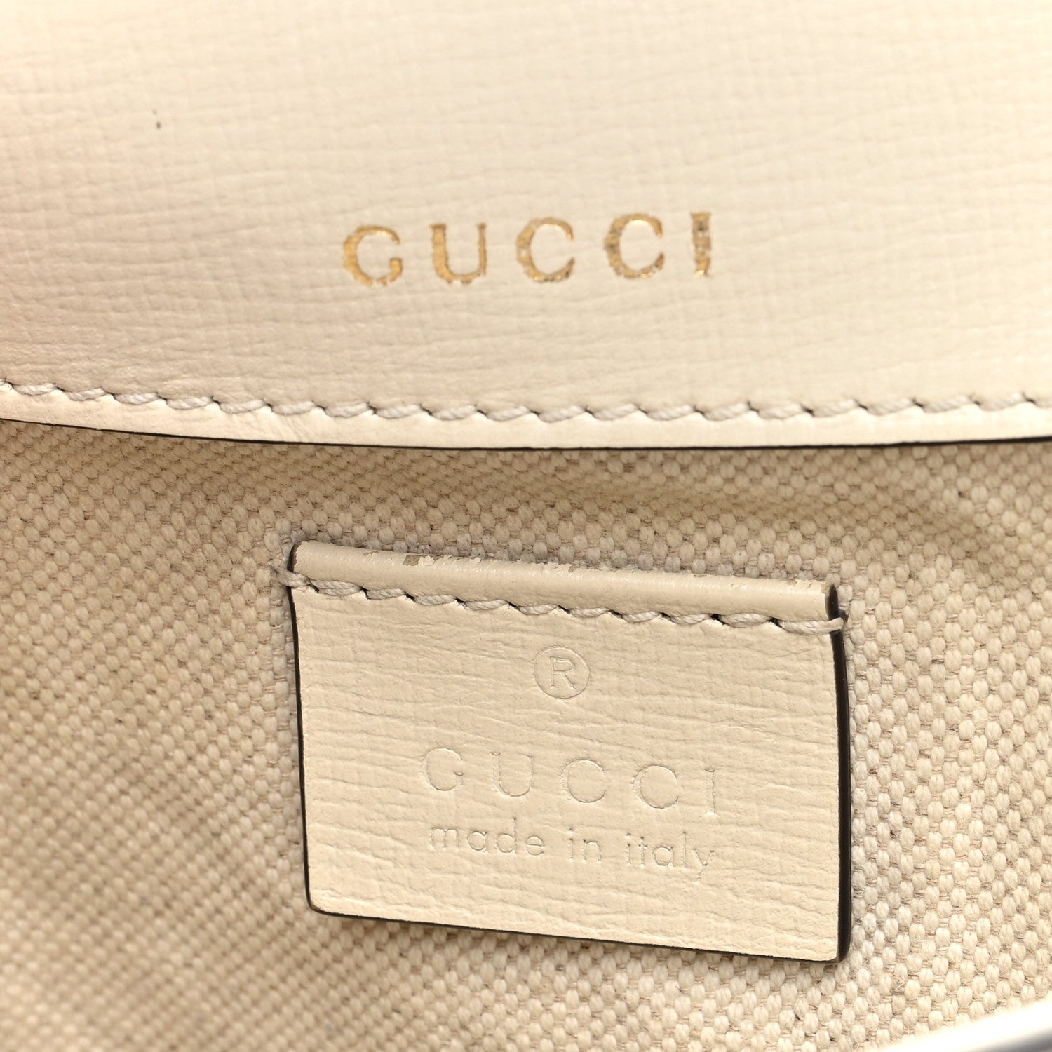 Gucci Azalea Calfskin Web Mini Horsebit 1955 Shoulder Bag Mystic White 6 of 10