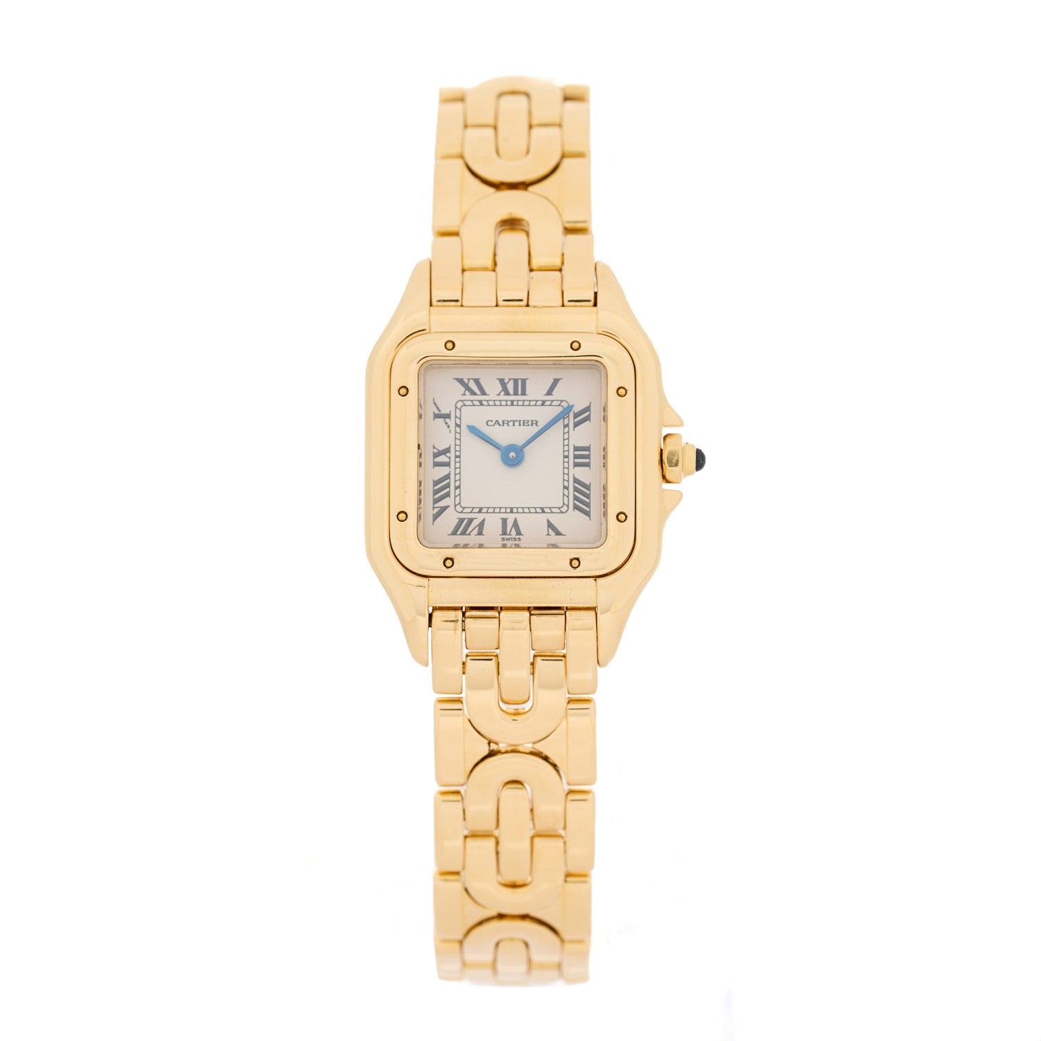 Cartier 18K Yellow Gold 22mm Panthere Art Deco Quartz Watch 1 of 4