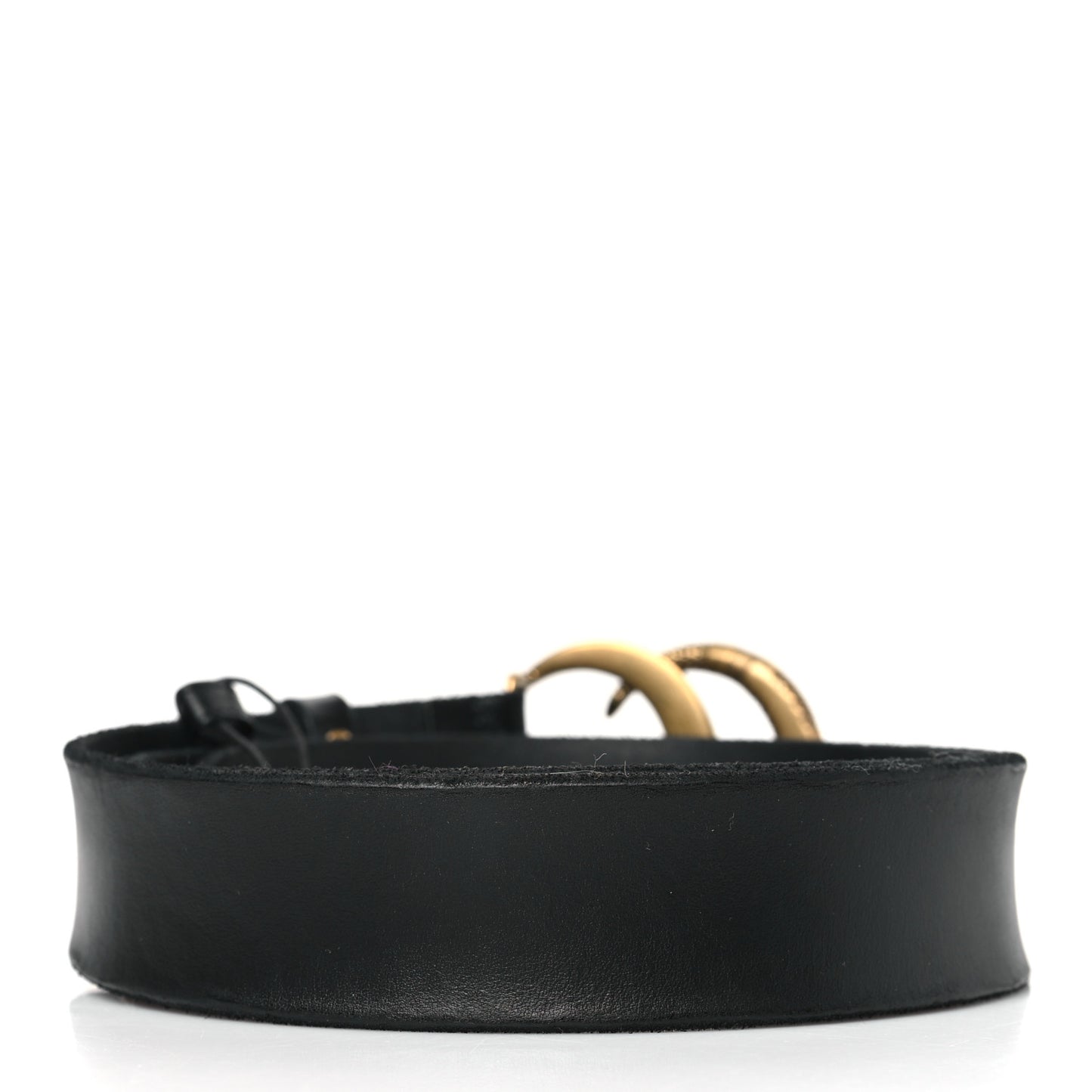 Faded Calfskin Snake Double G 40mm Belt 95 38 Black