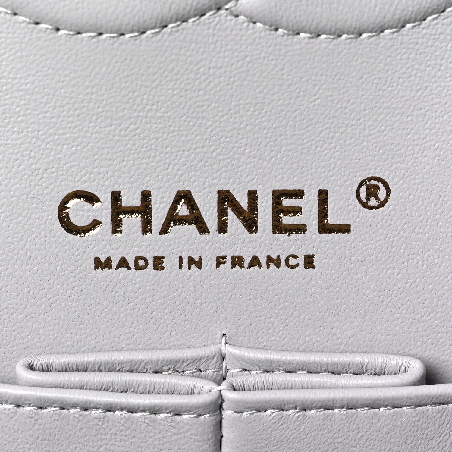 Chanel Caviar Quilted Medium Double Flap Grey 6 of 8