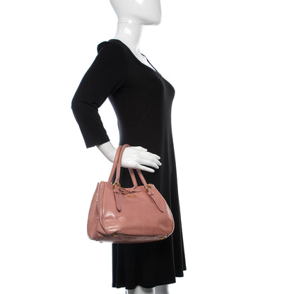 Miu Miu Vitello Shine Small Bow Shopping Tote Loto 17 of 17