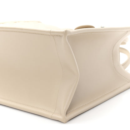 Christian Dior Calfskin Macrocannage Small Book Tote Taupe 10 of 10