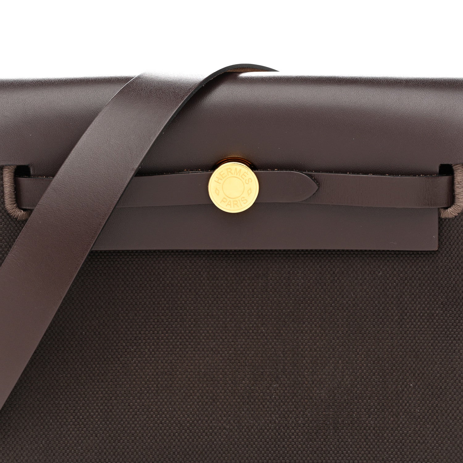 Hermes Military Toile Vache Hunter Herbag Zip Retourne 20 Ebene 8 of 11