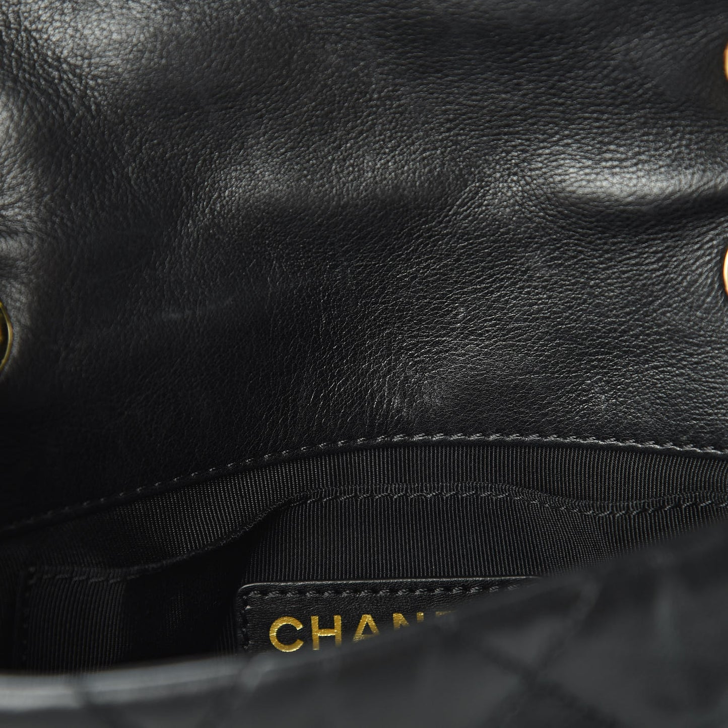 Calfskin Mini Chain Me Flap Black