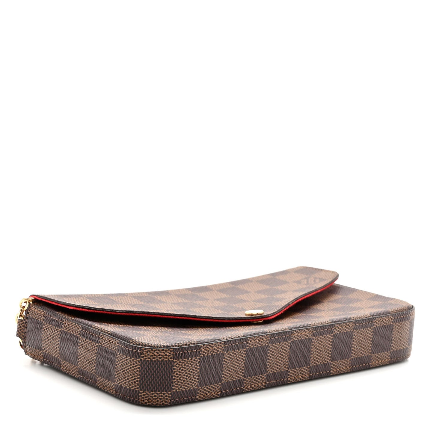 Damier Ebene Pochette Felicie Chain Wallet
