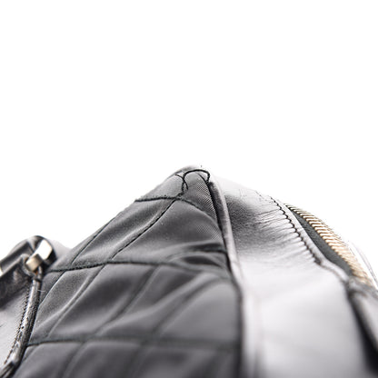 Prada Nylon Tessuto Impuntu Quilted Shoulder Bag Black 7 of 10