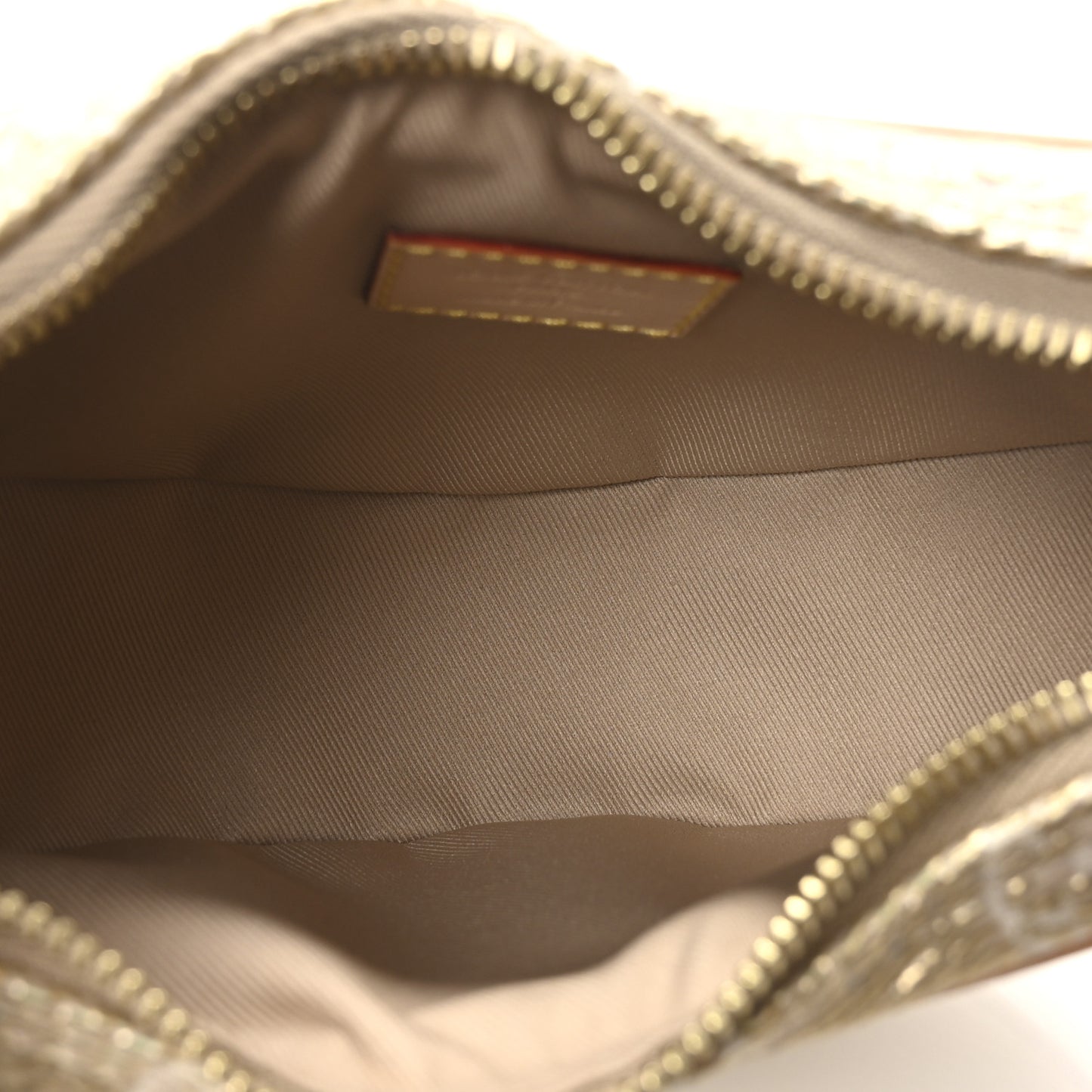 Monogram Jacquard Loop Gold