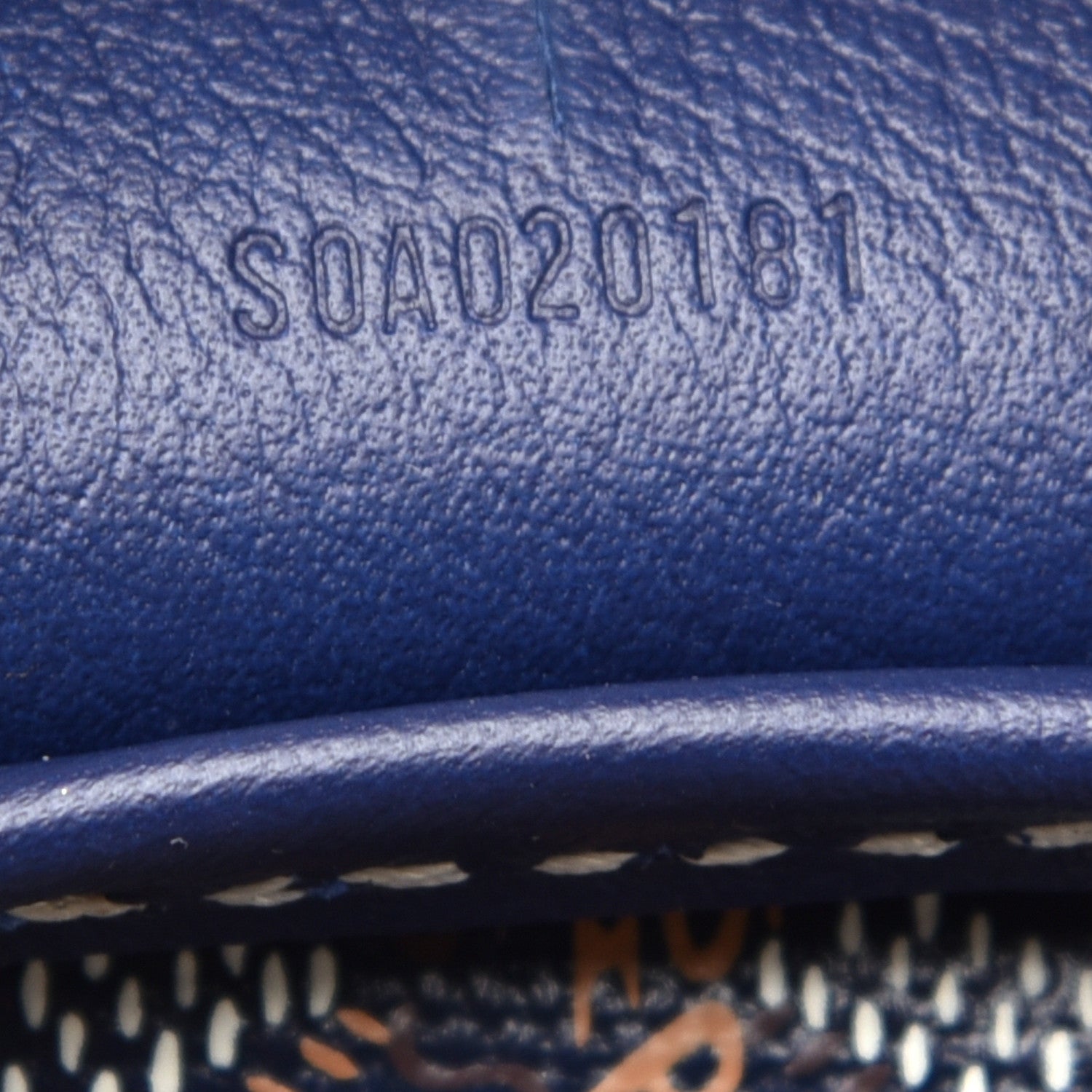Goyard Goyardine Artois PM Navy 7 of 9