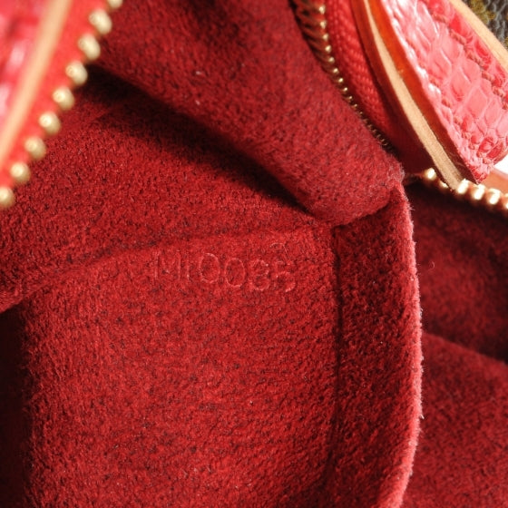 Louis Vuitton Lizard Monogram Cerises Neo Deauville 7 of 7