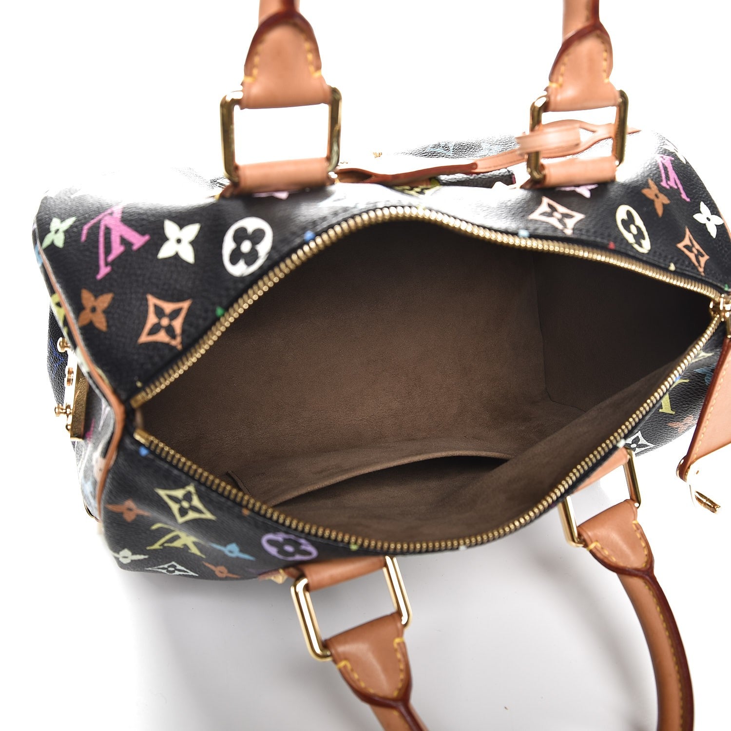Louis Vuitton Monogram Multicolor Speedy 30 Black 6 of 7