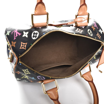 Louis Vuitton Monogram Multicolor Speedy 30 Black 6 of 7