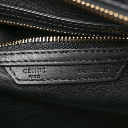 Celine Leopard Pony Hair Mini Luggage Black 6 of 10