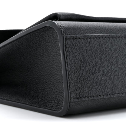 Louis Vuitton Soft Calfskin Mylockme Chain Bag BB Black 9 of 9