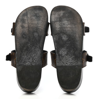Louis Vuitton Monogram Bom Dia Mule Sandals 42 Black 5 of 7
