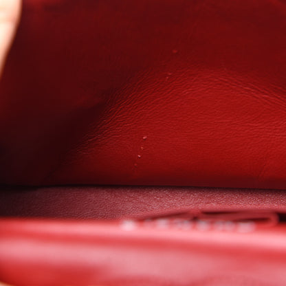 Chanel Patent Calfskin Quilted Medium Double Flap Red 11 of 13