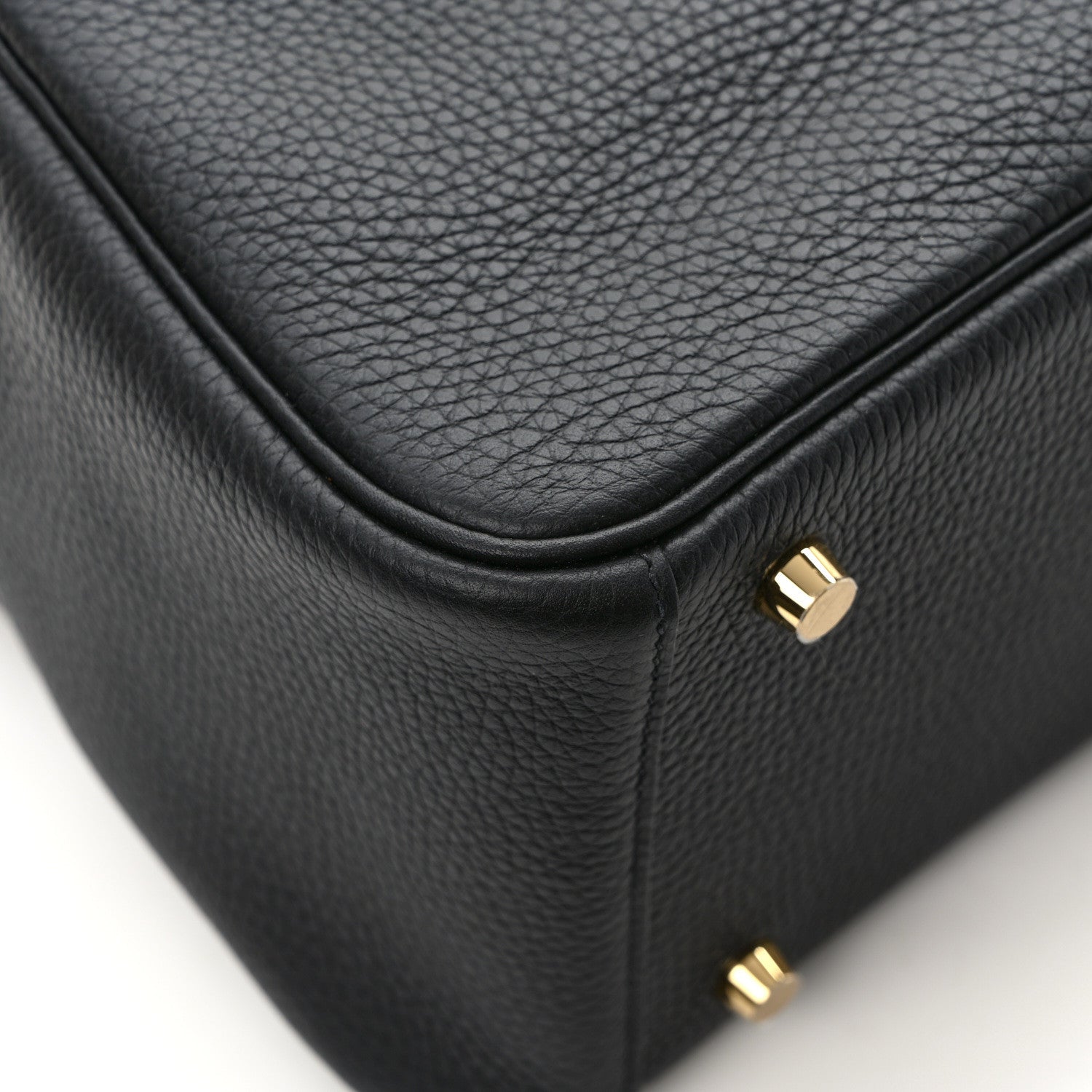 Hermes Taurillon Clemence Lindy 30 Black 9 of 10