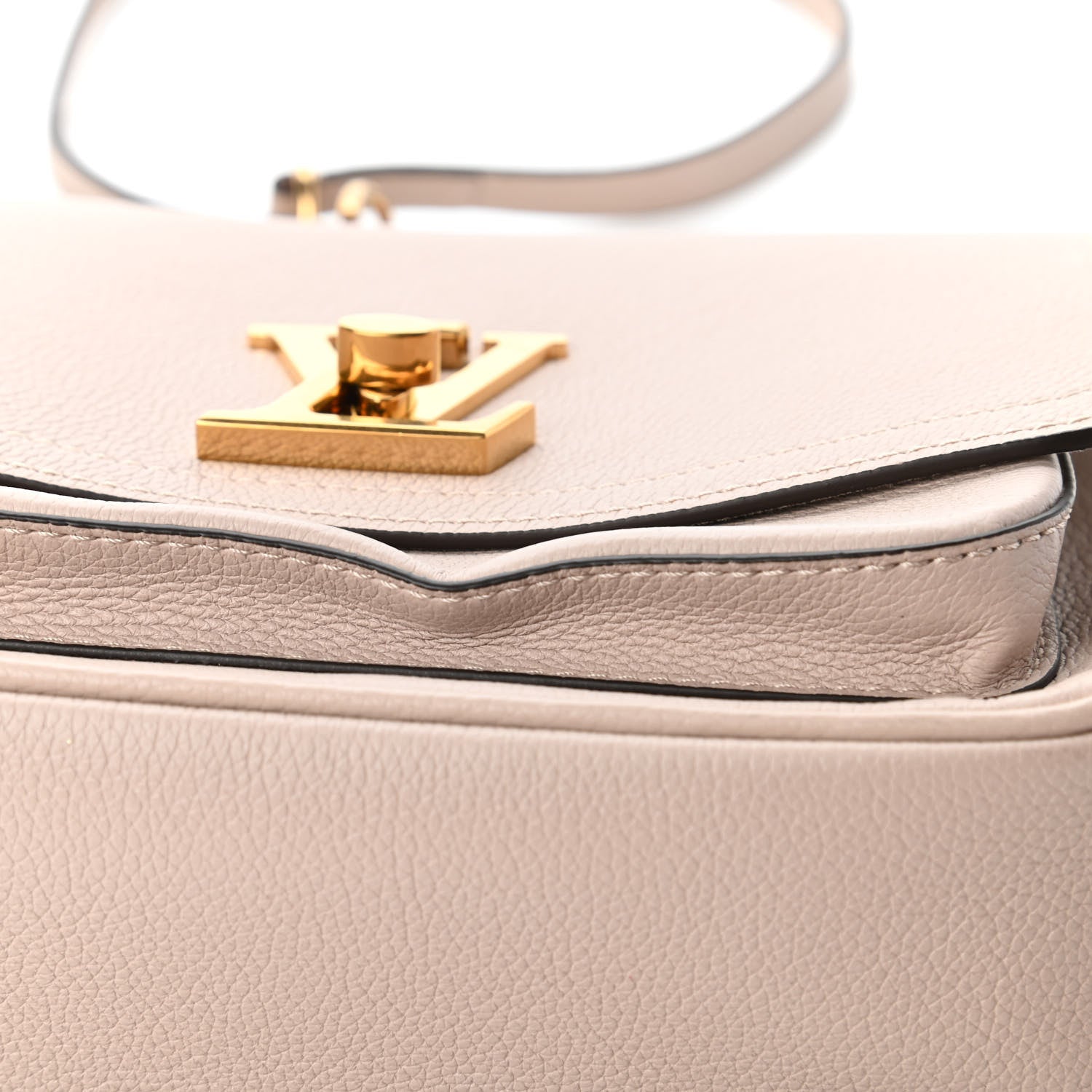 Louis Vuitton Grained Calfskin Lockme Chain Bag Greige 13 of 13