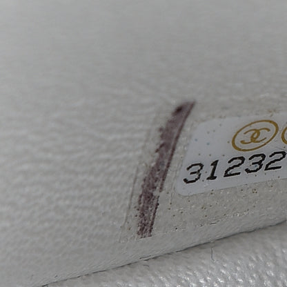 Chanel Iridescent Caviar Quilted Mini Top Handle Rectangular Flap White 7 of 9