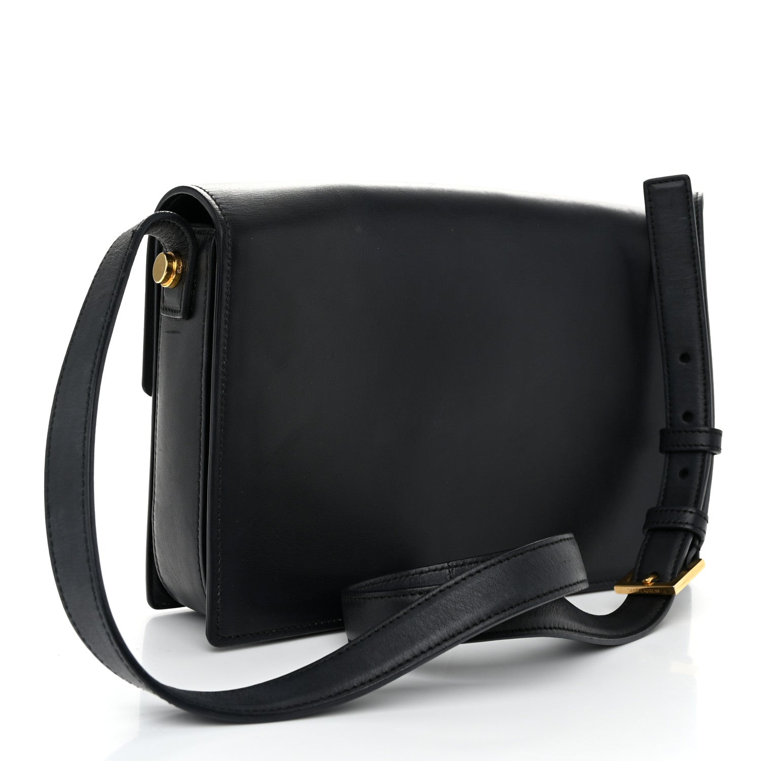 Saint Laurent Calfskin Medium Classic Lulu Bag Black White 4 of 11